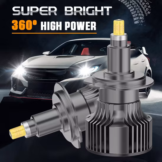 F1 LED Headlight Csp Chips 96 Watt 9012 9600lm High Brightness with Fan LED Head Lamp